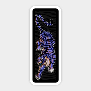 Periwinkle Tiger Sticker